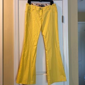 Maeva Made in Italy 🇮🇹 Gorgeous CottonStretch Yellow Jeans/Pants NeverUsed